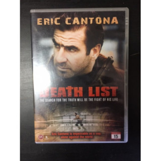 Death List DVD (VG+/M-) -toiminta/jännitys-