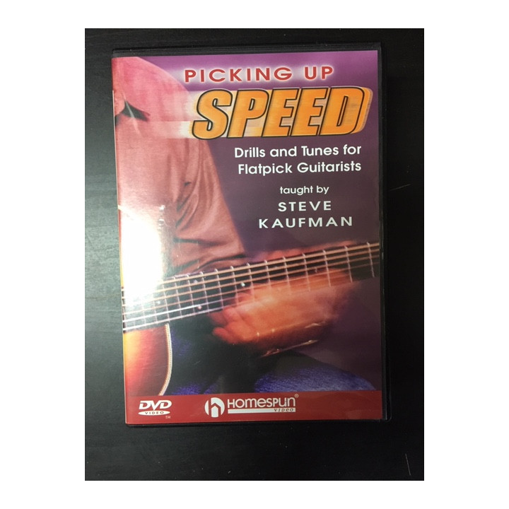 Steve Kaufman - Picking Up Speed DVD (VG/M-) -opetus dvd- (R1 NTSC/ei suomenkielistä tekstitystä)