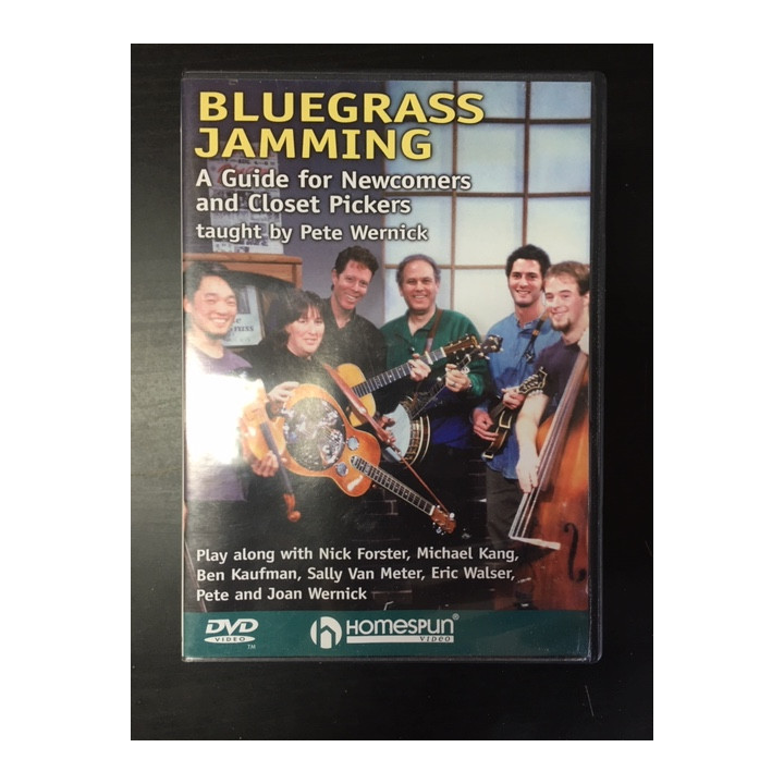 Pete Wernick - Bluegrass Jamming DVD (G/M-) -opetus dvd- (R1 NTSC/ei suomenkielistä tekstitystä)
