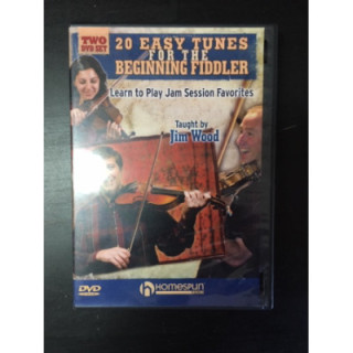 Jim Wood - 20 Easy Tunes For The Beginning Fiddler 2DVD (VG+/M-) -opetus dvd- (R1 NTSC/ei suomenkielistä tekstitystä)