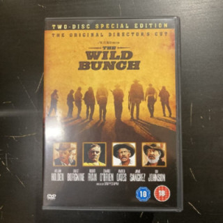 Wild Bunch (original director's cut) DVD (M-/M-) -western- (ei suomenkielistä tekstitystä)