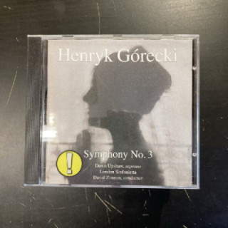 Gorecki - Symphony No.3 CD (M-/M-) -klassinen-