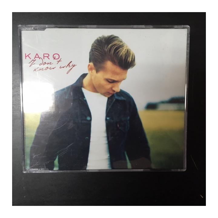 Karo - I Don't Know Why CDS (M-/M-) -pop-