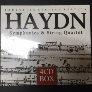 Haydn - Symphonies & String Quartet 4CD (M-/M-) -klassinen-