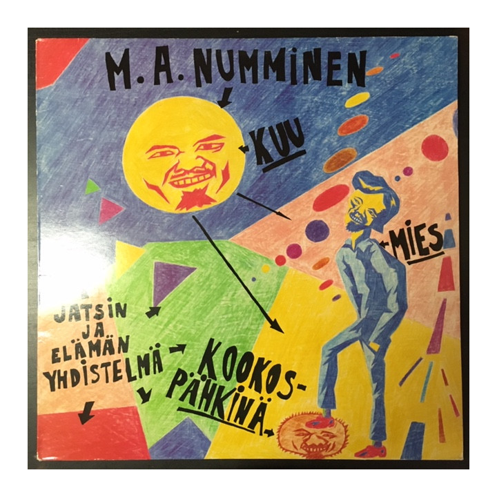 M.A. Numminen - Kuu mies kookospähkinä LP (VG+-M-/VG+) -jazz-