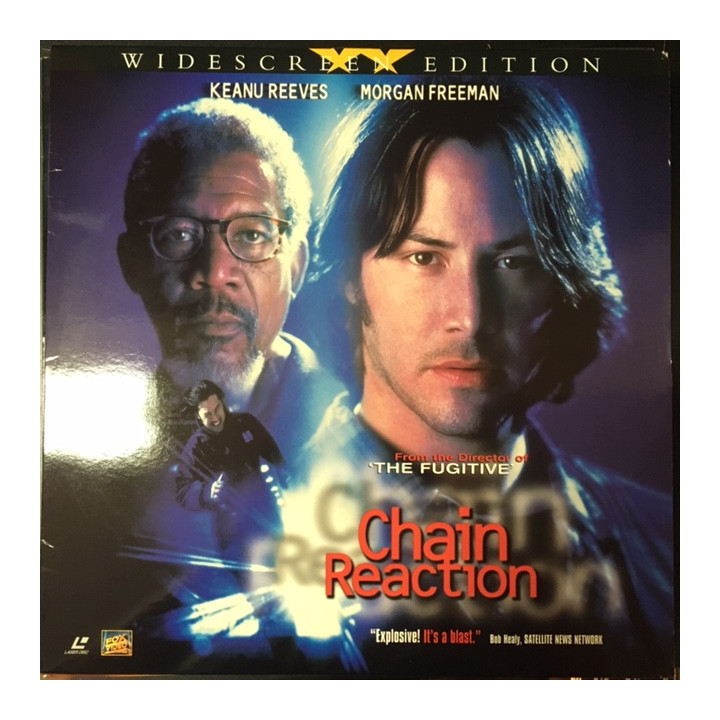 Chain Reaction LaserDisc (VG+/M-) -toiminta/sci-fi-