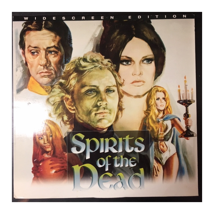 Spirits Of The Dead LaserDisc (VG-VG+/VG+) -kauhu/draama-