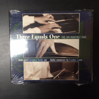Jim Martinez Trio - Three Equals One CD (avaamaton) -jazz-