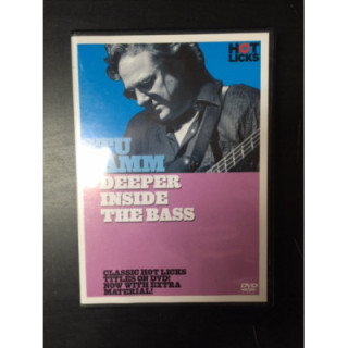Stu Hamm - Deeper Inside The Bass DVD (VG/M-) -opetus dvd- (R1 NTSC/ei suomenkielistä tekstitystä)
