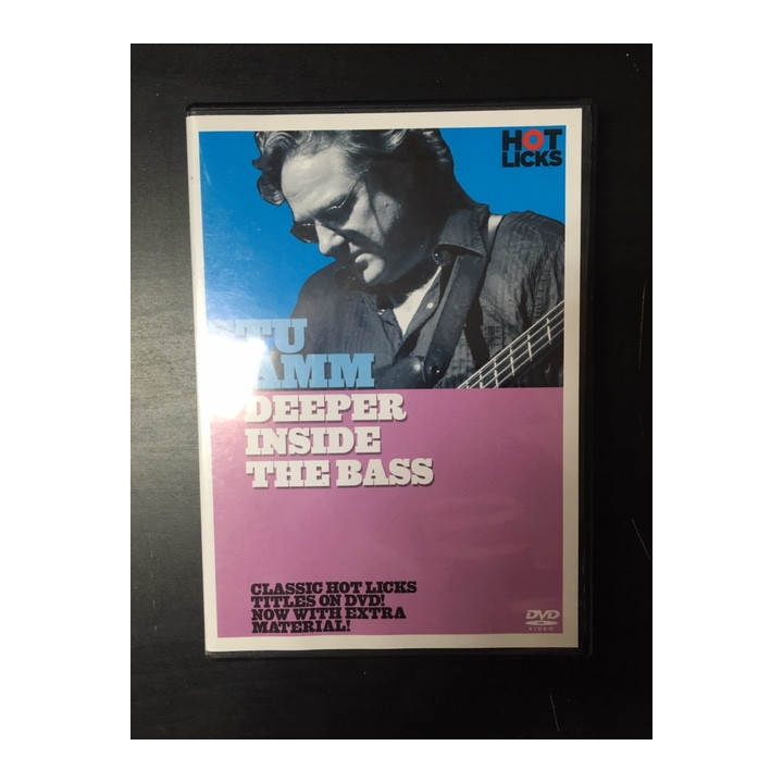 Stu Hamm - Deeper Inside The Bass DVD (VG/M-) -opetus dvd- (R1 NTSC/ei suomenkielistä tekstitystä)