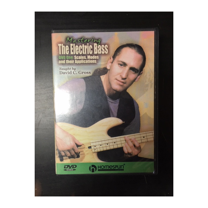 David C. Gross - Mastering The Electric Bass DVD (G/M-) -opetus dvd- (R1 NTSC/ei suomenkielistä tekstitystä)