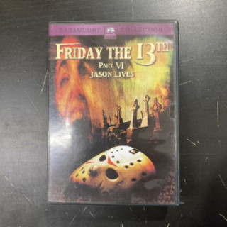 Friday The 13th Part VI - Jason Lives DVD (VG+/M-) -kauhu-