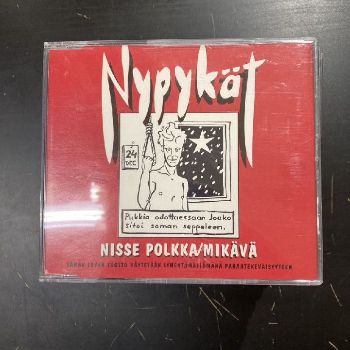Nypykät - Nisse polkka / Mikävä CDS (VG+/M-) -folk rock-