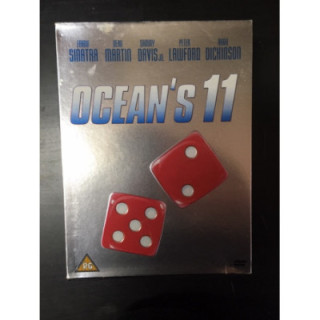 Ocean's 11 DVD (VG+/VG+) -komedia- (ei suomenkielistä tekstitystä)