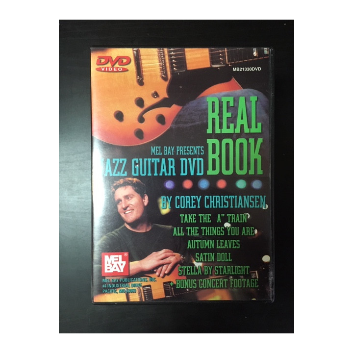 Corey Christiansen - Real Book Jazz Guitar DVD (VG/M-) -opetus dvd- (R1 NTSC/ei suomenkielistä tekstitystä)