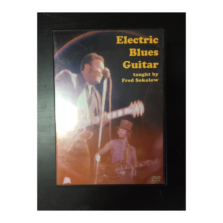 Fred Sokolow - Electric Blues Guitar DVD (VG+/M-) -opetus dvd- (R1 NTSC/ei suomenkielistä tekstitystä)
