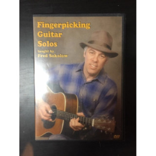 Fred Sokolow - Fingerpicking Guitar Solos DVD (VG+/M-) -opetus dvd- (R1 NTSC/ei suomenkielistä tekstitystä)