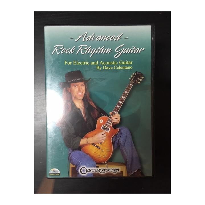 Dave Celentano - Advanced Rock Rhythm Guitar DVD (VG+/M-) -opetus dvd- (R1 NTSC/ei suomenkielistä tekstitystä)