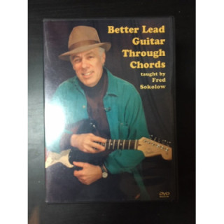 Fred Sokolow - Better Lead Guitar Through Chords DVD (VG+/M-) -opetus dvd- (R1 NTSC/ei suomenkielistä tekstitystä)