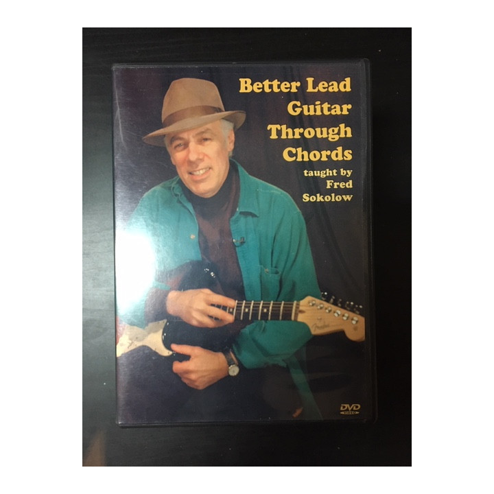 Fred Sokolow - Better Lead Guitar Through Chords DVD (VG+/M-) -opetus dvd- (R1 NTSC/ei suomenkielistä tekstitystä)