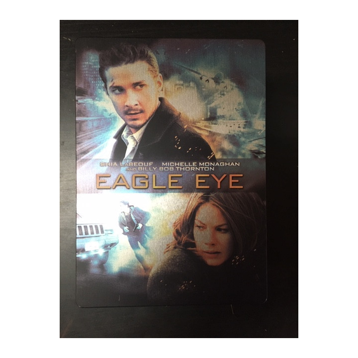 Eagle Eye (steelbook) DVD (M-/VG+) -toiminta/jännitys-