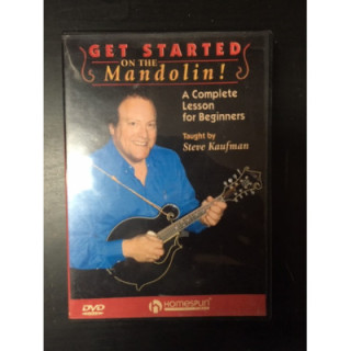 Steve Kaufman - Get Started On The Mandolin DVD (VG+/M-) -opetus dvd- (R1 NTSC/ei suomenkielistä tekstitystä)