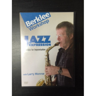Larry Monroe - Jazz Expression DVD (VG/M-) -opetus dvd- (R1 NTSC/ei suomenkielistä tekstitystä)