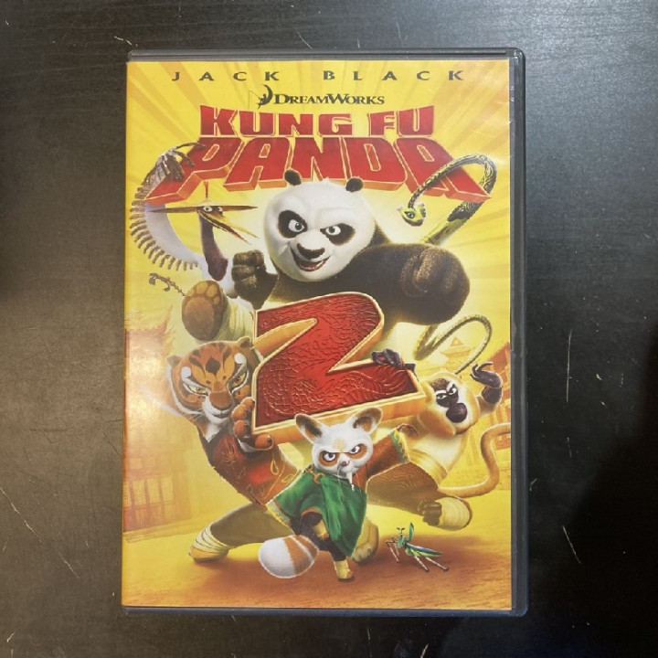 Kung Fu Panda 2 DVD (VG+/M-) -animaatio-