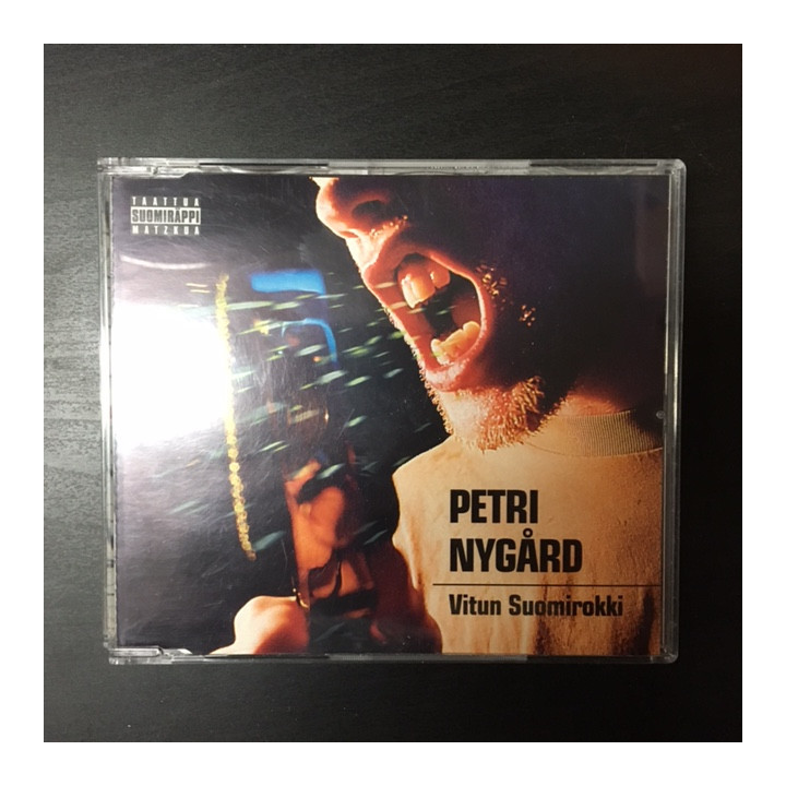 Petri Nygård - Vitun suomirokki CDS (VG+/M-) -hip hop-