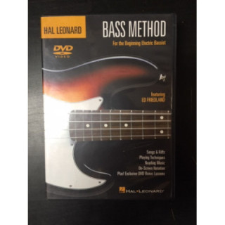 Hal Leonard - Bass Method (For The Beginning Electric Bassist) DVD (VG/M-) -opetus dvd- (R1 NTSC/ei suomenkielistä tekstitystä)