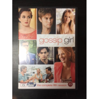 Gossip Girl - Kausi 5 5DVD (VG+-M-/M-) -tv-sarja-