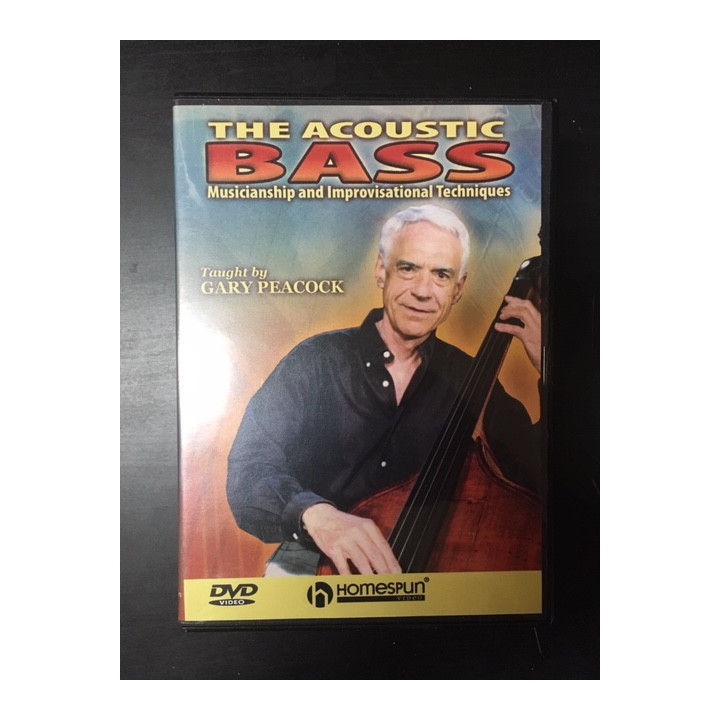 Gary Peacock - The Acoustic Bass DVD (VG/M-) -opetus dvd- (R1 NTSC/ei suomenkielistä tekstitystä)