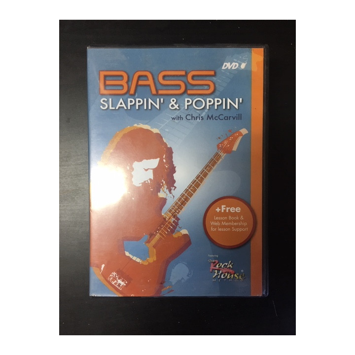 Chris McCarvill - Bass Slappin' & Poppin' DVD (VG/M-) -opetus dvd- (R1 NTSC/ei suomenkielistä tekstitystä)