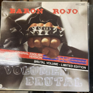 Baron Rojo - Volumen Brutal LP (VG+-M-/M-) -heavy metal-