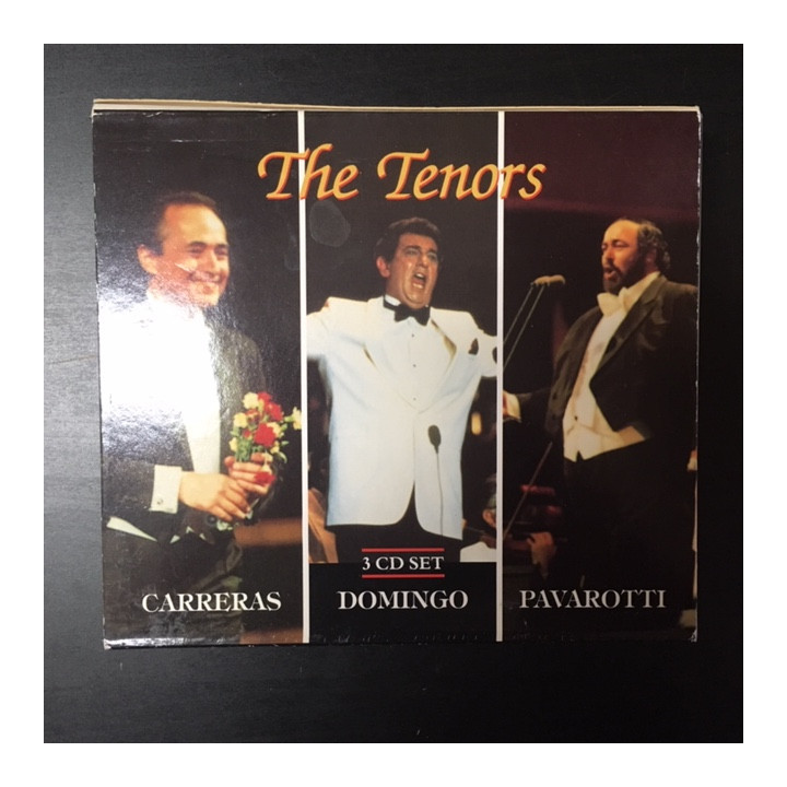 Tenors (Carreras / Domingo / Pavarotti) 3CD (M-/VG+) -klassinen-