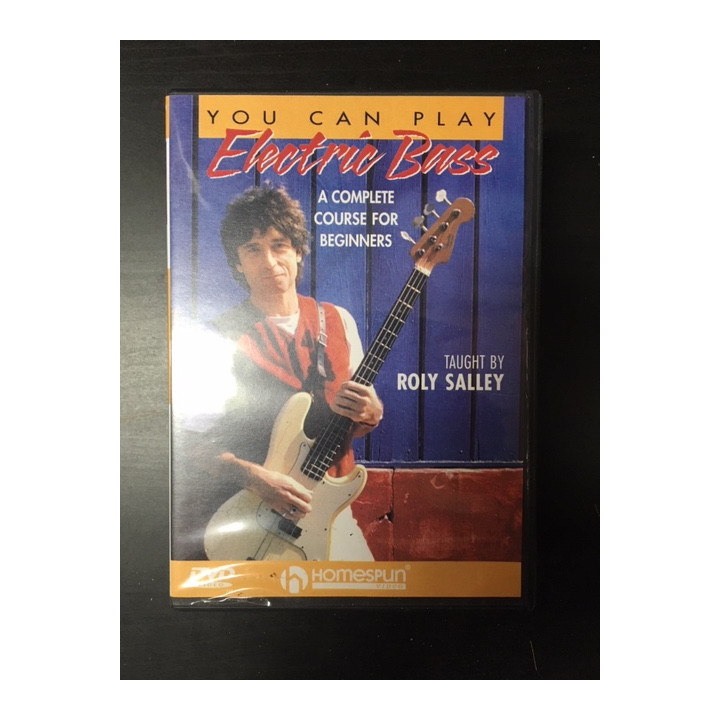 Roly Salley - You Can Play Electric Bass DVD (VG/M-) -opetus dvd- (R1 NTSC/ei suomenkielistä tekstitystä)