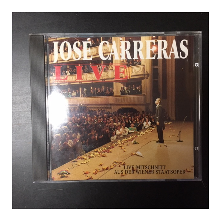 Jose Carreras - Live CD (M-/M-) -klassinen-