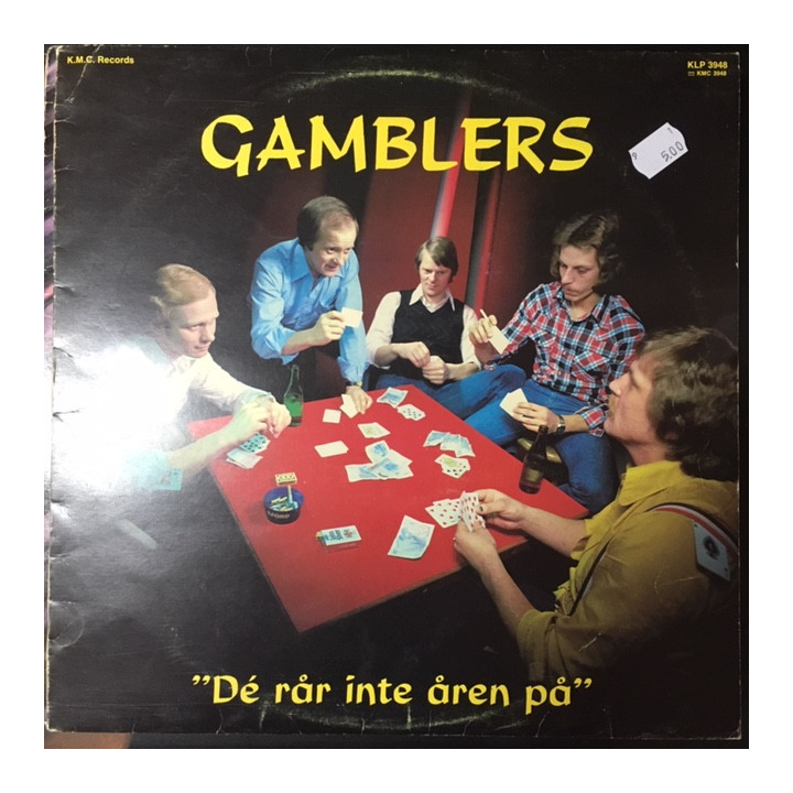 Gamblers - De rår inte åren på LP (VG+/VG) -iskelmä-