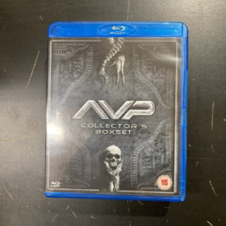 Alien Vs. Predator - Collector's Boxset (1-2) Blu-ray (VG+-M-/M-) -toiminta/sci-fi-