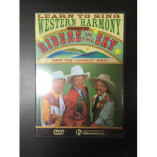 Riders In The Sky - Learn To Sing Western Harmony DVD (VG/M-) -opetus dvd- (R1 NTSC/ei suomenkielistä tekstitystä)