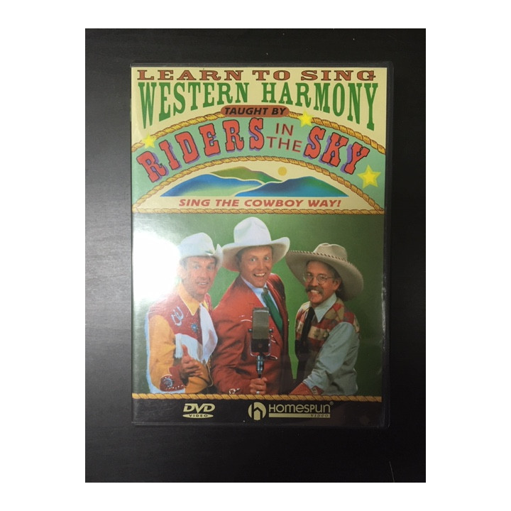 Riders In The Sky - Learn To Sing Western Harmony DVD (VG/M-) -opetus dvd- (R1 NTSC/ei suomenkielistä tekstitystä)