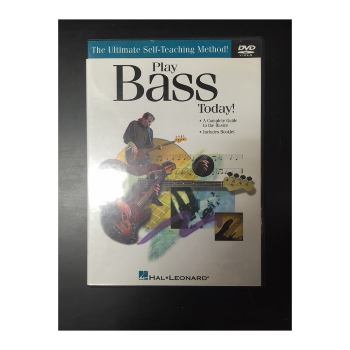 Chris Kringel - Play Bass Today! DVD (VG+/M-) -opetus dvd- (R1 NTSC/ei suomenkielistä tekstitystä)