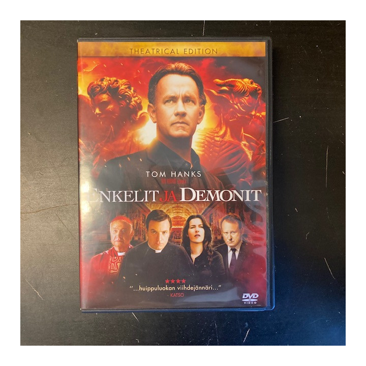 Enkelit ja demonit (theatrical edition) DVD (VG+/M-) -jännitys-