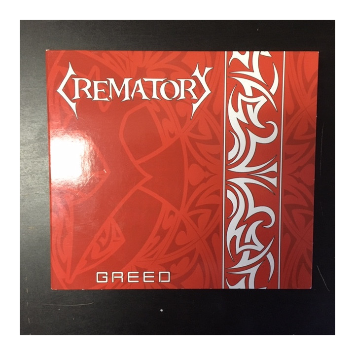 Crematory - Greed CDS (VG+/VG+) -gothic metal-
