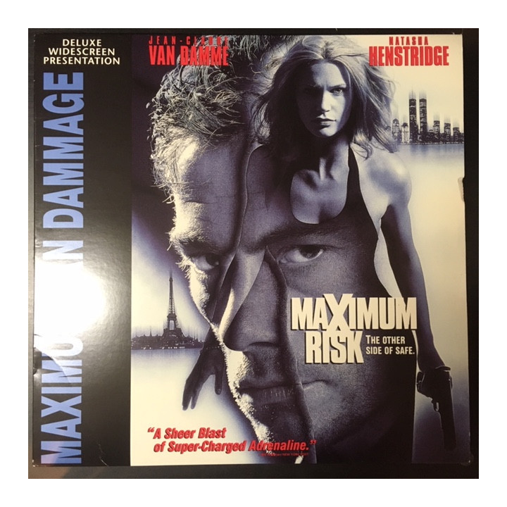 Maximum Risk LaserDisc (VG-VG+/VG+) -toiminta-