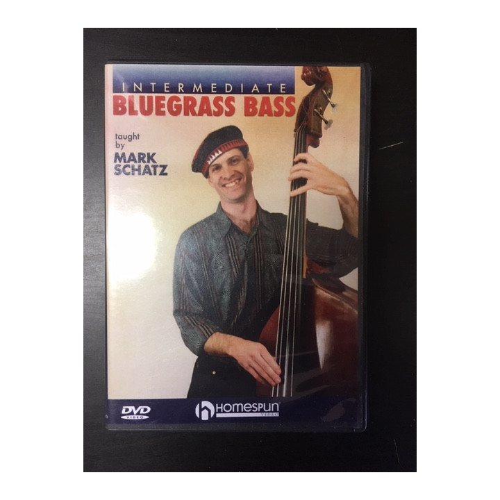 Mark Schatz - Intermediate Bluegrass Bass DVD (VG/M-) -opetus dvd- (R1 NTSC/ei suomenkielistä tekstitystä)