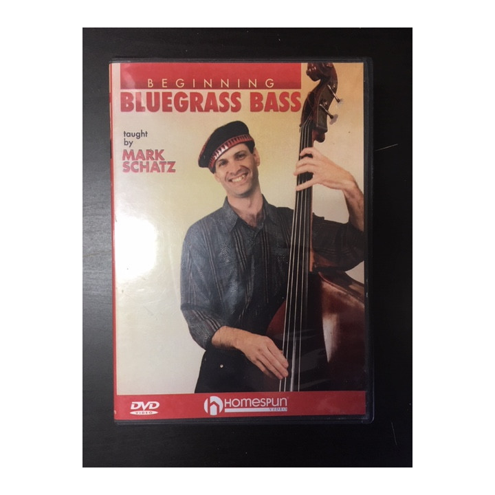 Mark Schatz - Beginning Bluegrass Bass DVD (VG/M-) -opetus dvd- (R1 NTSC/ei suomenkielistä tekstitystä)