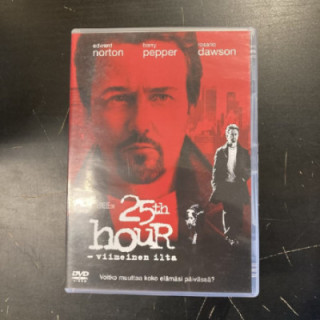 25th Hour - viimeinen ilta DVD (VG/M-) -draama-