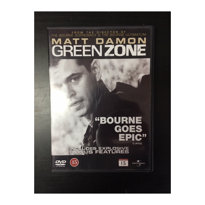 Green Zone DVD (M-/M-) -toiminta/jännitys-