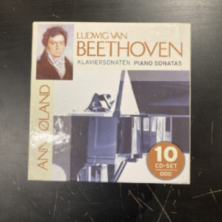 Anne Øland - Beethoven: Piano Sonatas 10CD (VG+-M-/VG+) -klassinen-